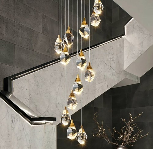 Luxury modern gold crystal - luxury,